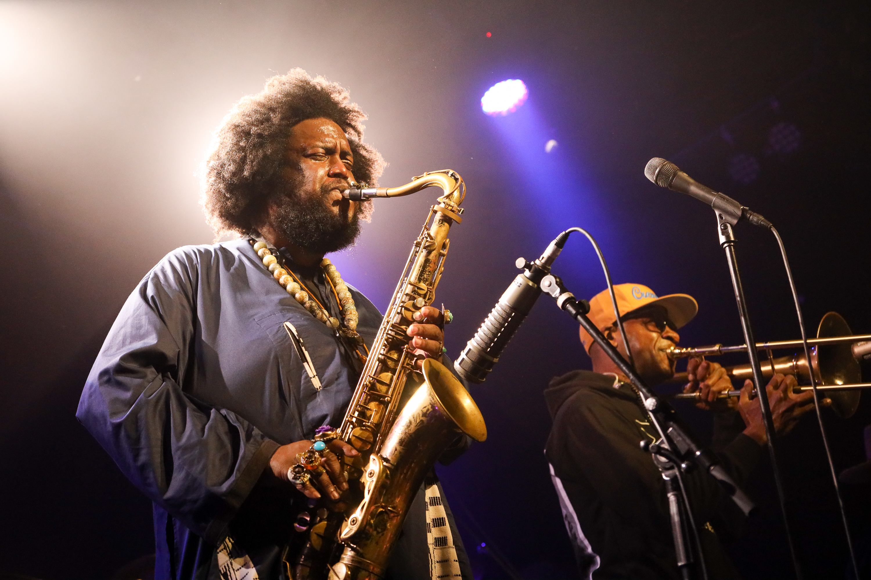 Kamasi Washington Performs In Auckland Kamasi Washington Performs In Auckland