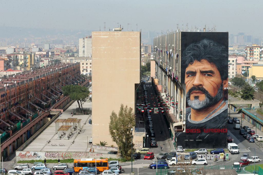 Diego Maradona mural