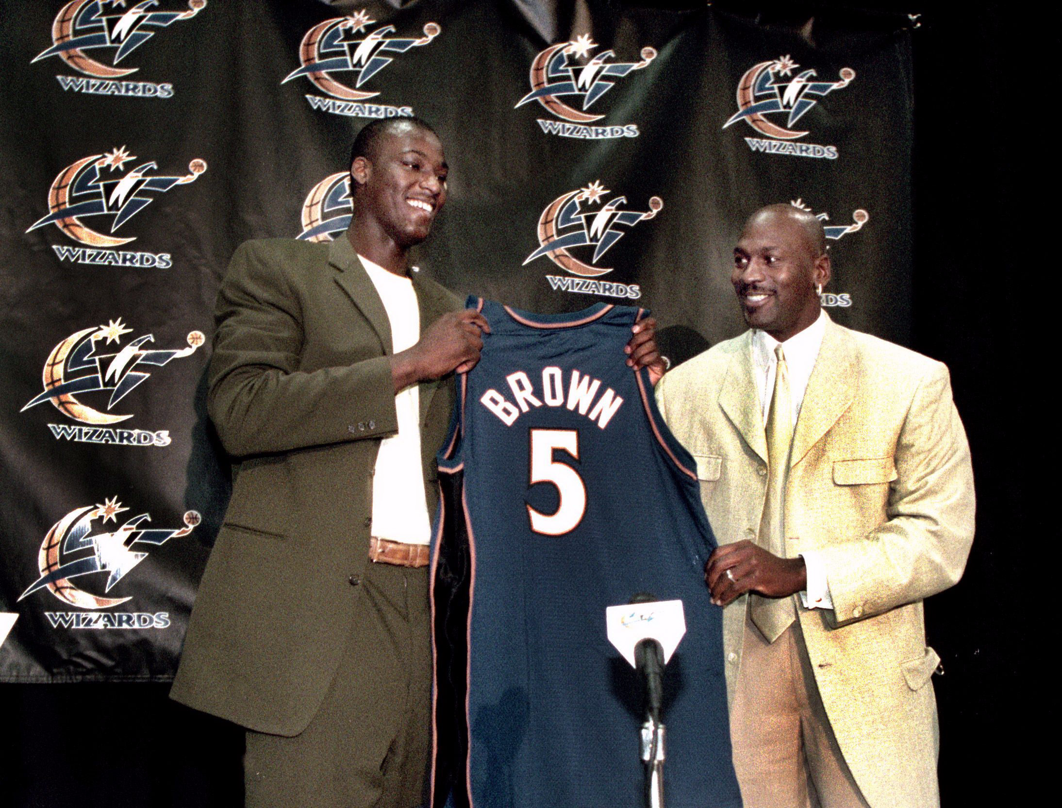 Kwame Brown i Michael Jordan Kwame Brown i Michael Jordan