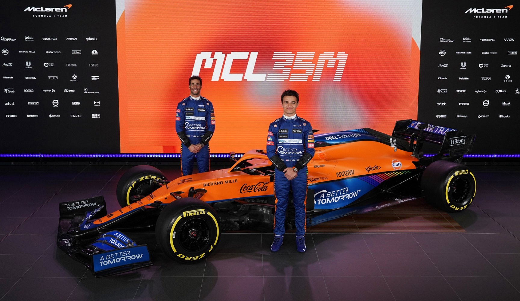 McLaren - Daniel Ricciardo i Lando Norris McLaren - Daniel Ricciardo i Lando Norris
