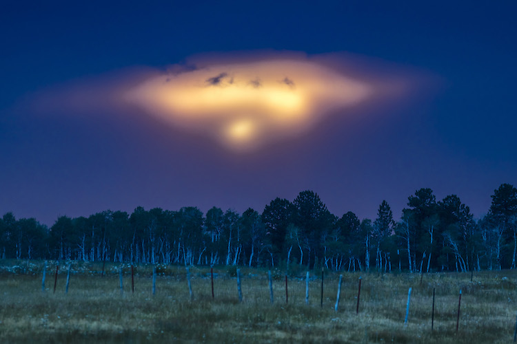 HASTINGS MESA, UFO-like sunset over Hastings Mesa, resembles a spaceship landing HASTINGS MESA, UFO-like sunset over Hastings Mesa, resembles a spaceship landing
