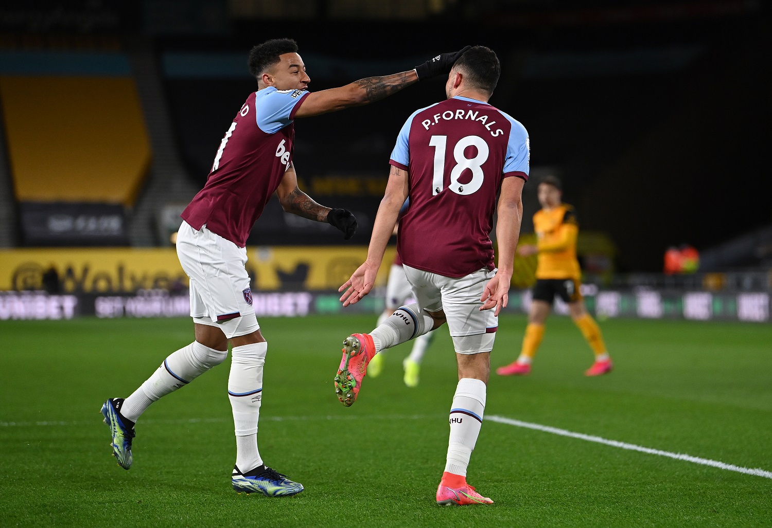 Wolverhampton Wanderers v West Ham United Wolverhampton v West Ham: Jesse Lingard i Pablo Fornals