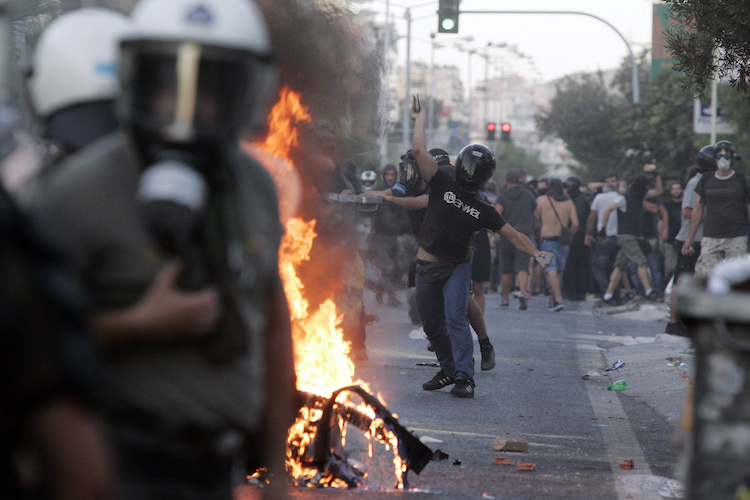 Tensions Mount In Greece As Right Wing Extremists Suspected of Killing A Left Wing Musician Tensions Mount In Greece As Right Wing Extremists Suspected of Killing A Left Wing Musician