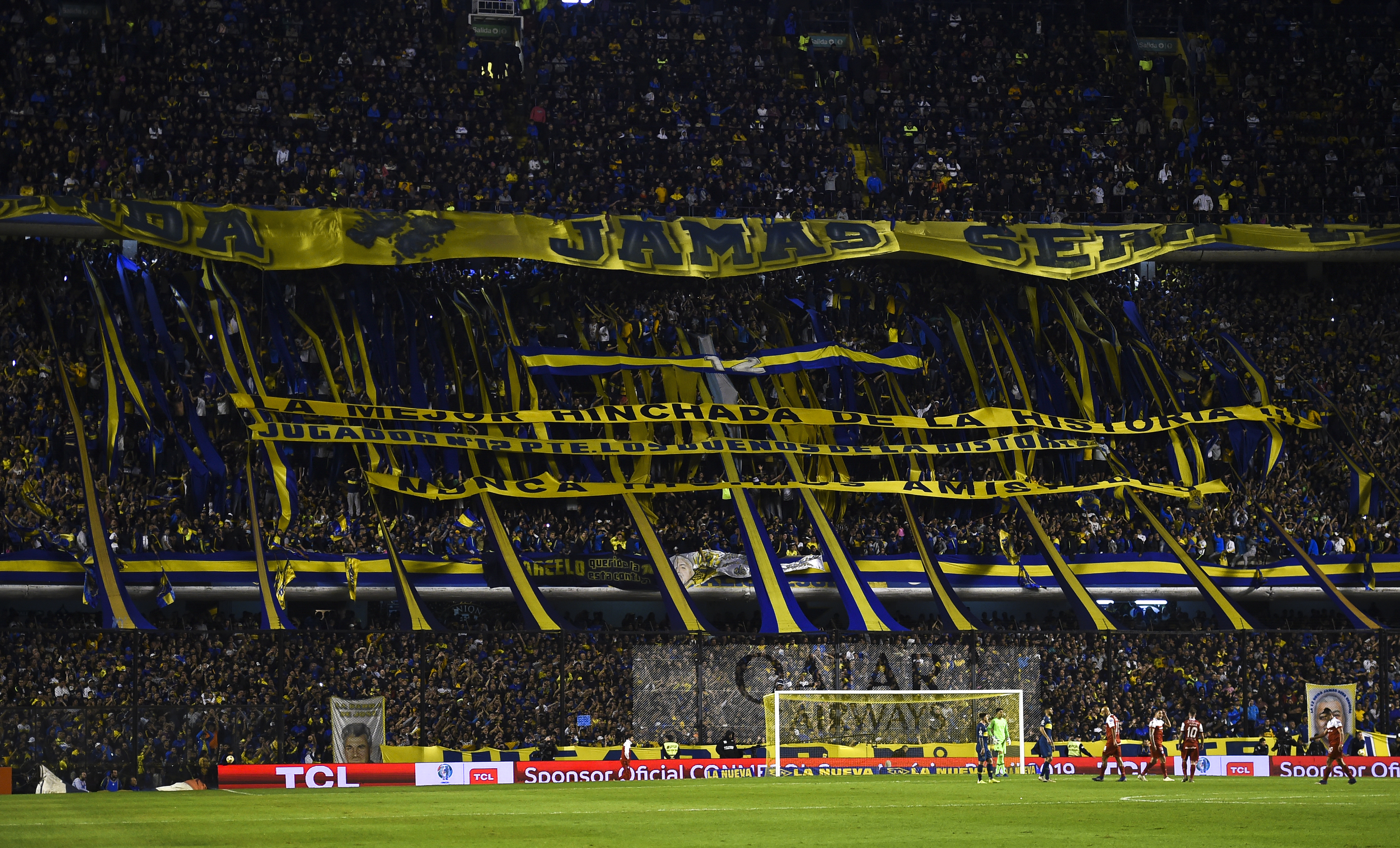 Boca Juniors v Argentinos Juniors - La Bombonera Boca Juniors v Argentinos Juniors - La Bombonera