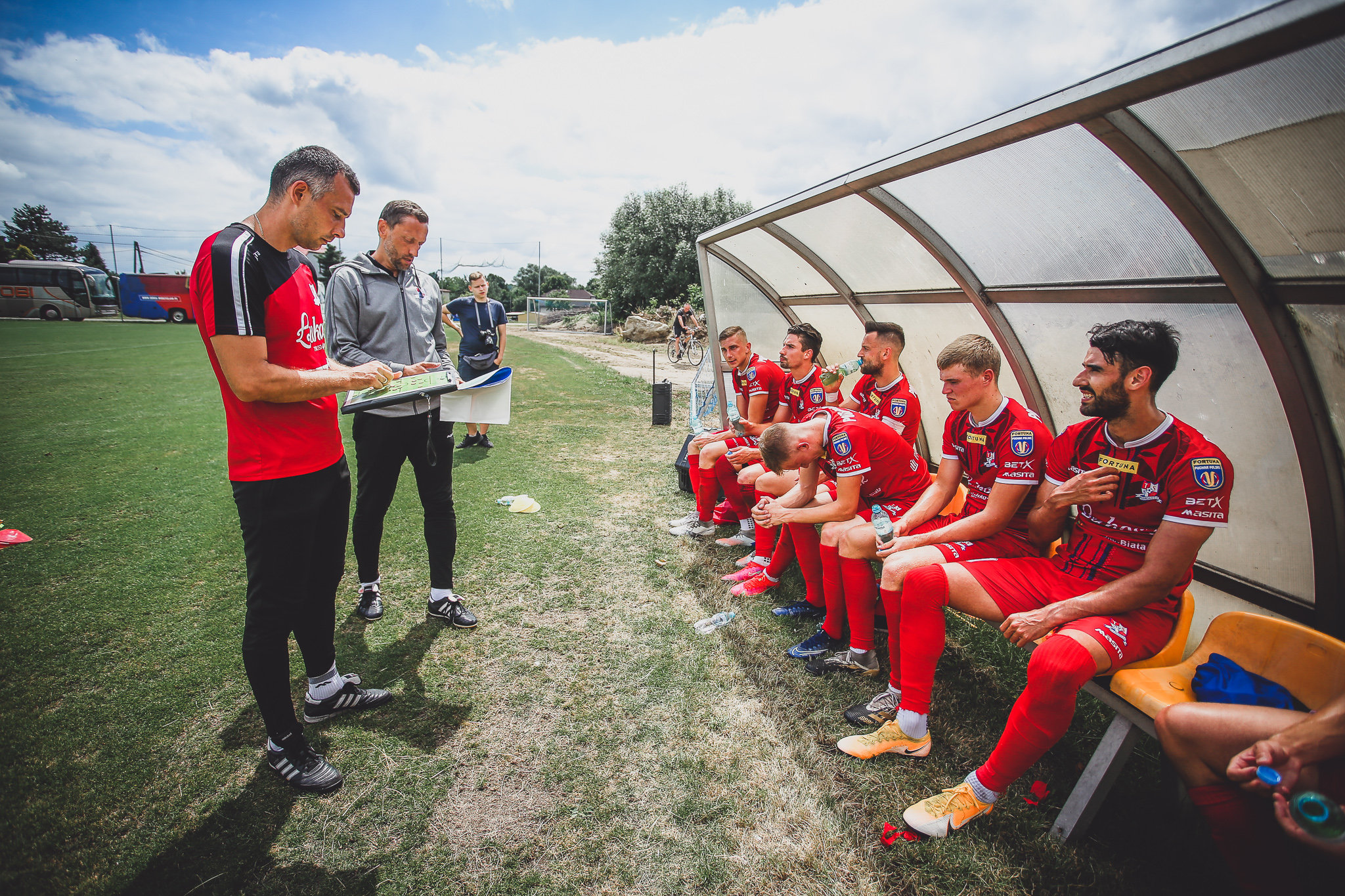 Piotr Jawny i Marcin Dymkowski Podbeskidzie Bielsko-Biała