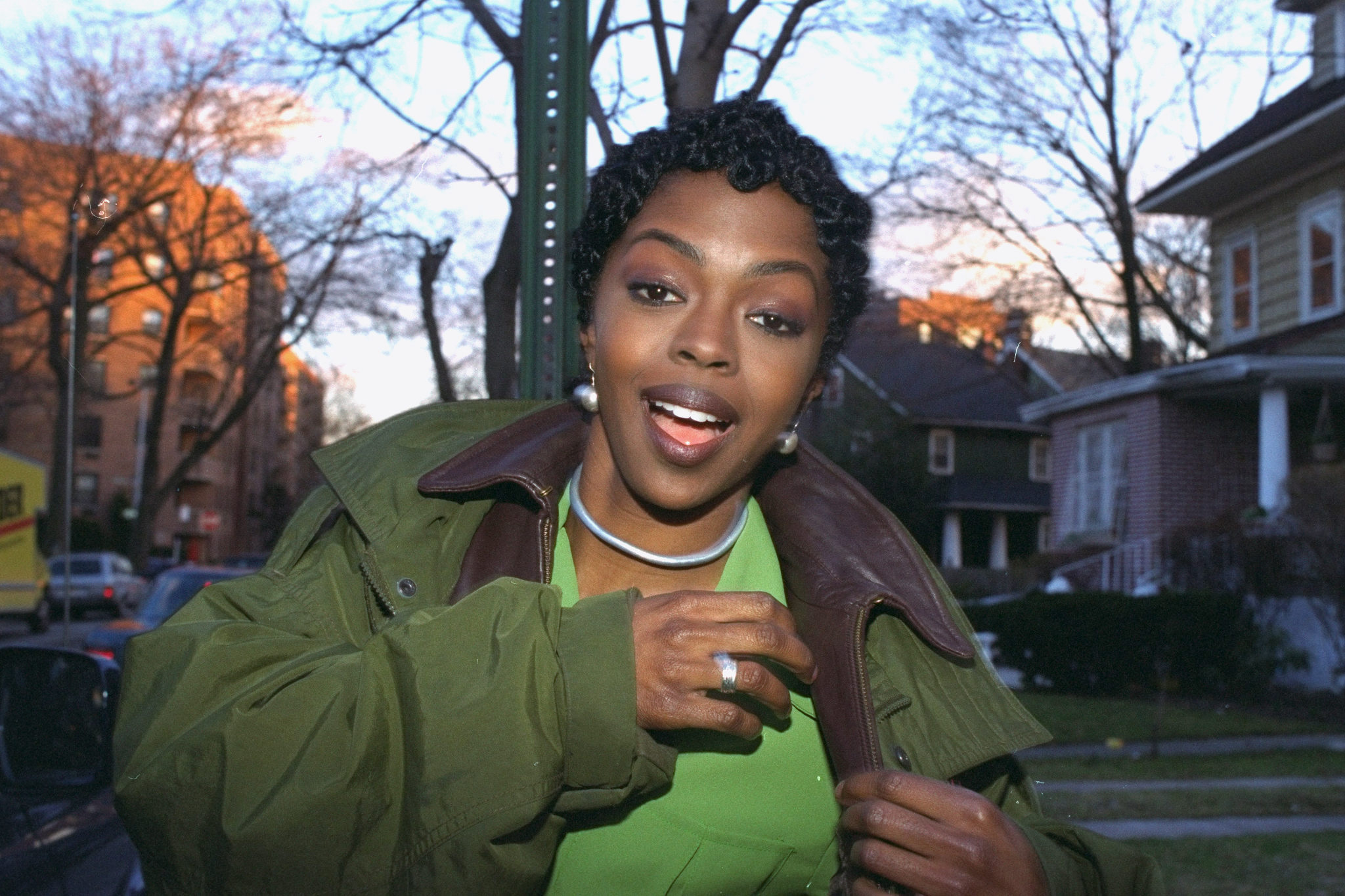 Fugees' lead singer Lauryn Hill during "Killing Me Softly" v Fugees' lead singer Lauryn Hill during "Killing Me Softly" v