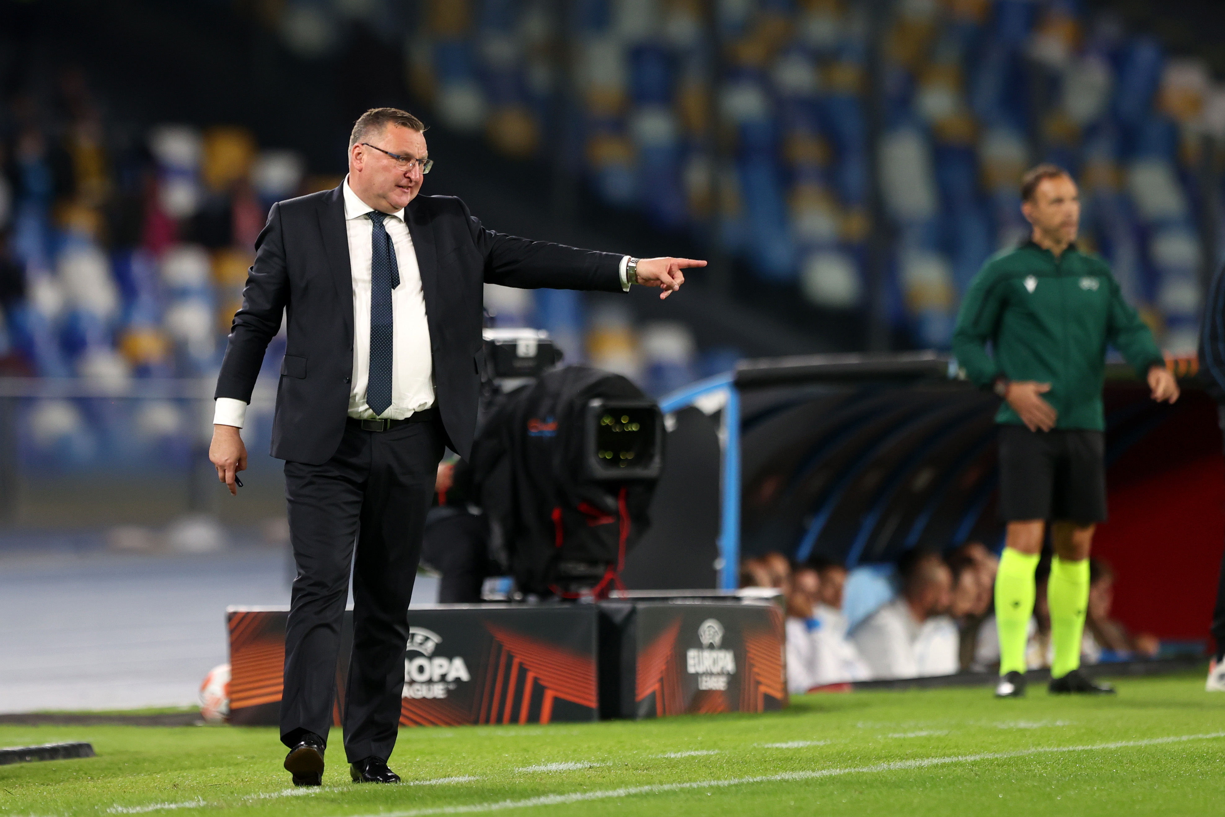 Pilka nozna. Liga Europy. SSC Napoli - Legia Warszawa. 21.10.2021