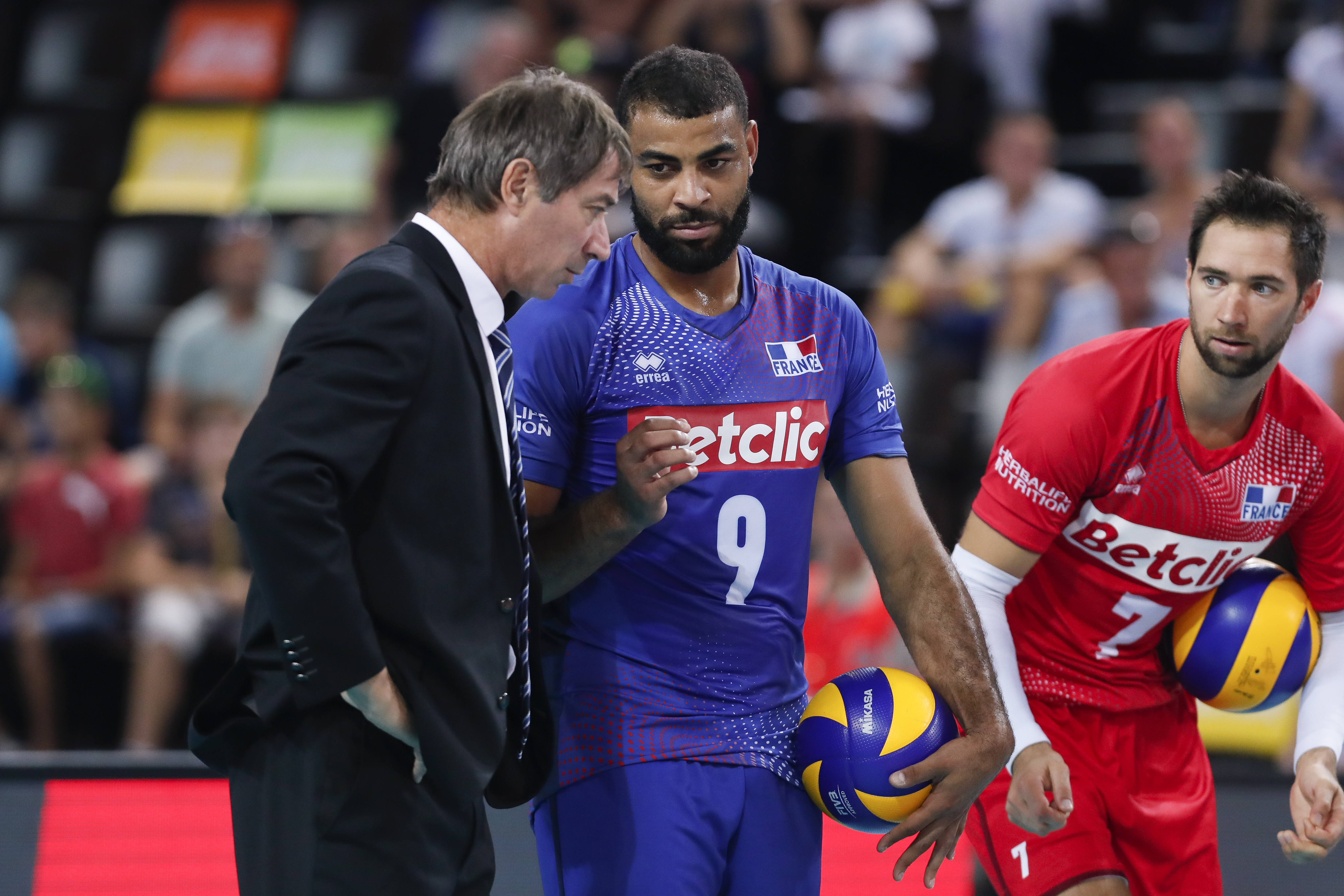 Laurent Tillie i Earvin Ngapeth Laurent Tillie i Earvin Ngapeth
