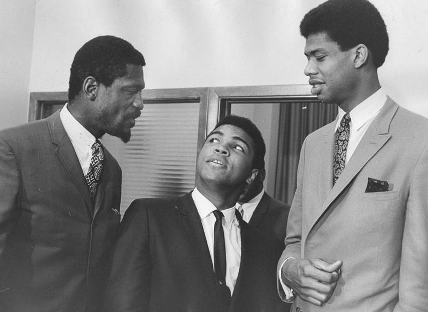 Bill Russell, Muhammad Ali i Lew Alcindor (Kareem Abdul-Jabbar) Bill Russell, Muhammad Ali i Lew Alcindor (Kareem Abdul-Jabbar)